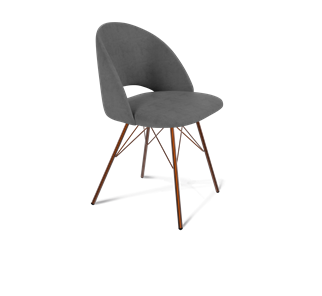 Обеденный стул SHT-ST34 / SHT-S37 (платиново-серый/медный металлик) в Петропавловске-Камчатском