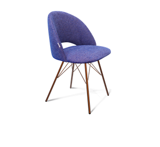 Обеденный стул SHT-ST34 / SHT-S37 (синий мираж/медный металлик) в Петропавловске-Камчатском