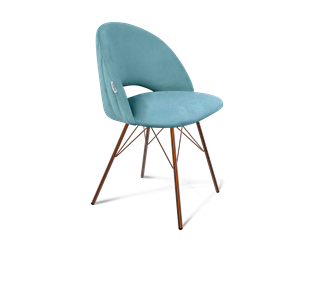 Обеденный стул SHT-ST34-1 / SHT-S37 (голубая пастель/медный металлик) в Петропавловске-Камчатском
