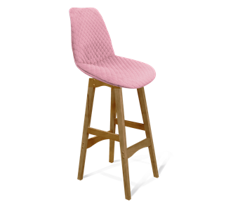 Полубарный стул SHT-ST29-С22 / SHT-S65-1 (розовый зефир/светлый орех) в Петропавловске-Камчатском