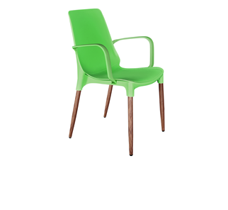 Обеденный стул SHT-ST76/S424-С (зеленый/темный орех) в Петропавловске-Камчатском