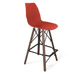Барный стул SHT-ST29/S80 (оранжевый ral2003/темный орех/черный) в Петропавловске-Камчатском - предосмотр 12