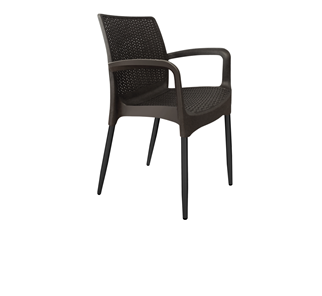 Обеденный стул SHT-ST68/S424-С (черно-коричневый/черный муар) в Петропавловске-Камчатском