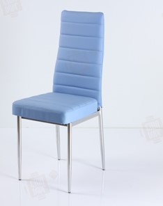 Кухонный стул В-1 хром люкс голубой в Петропавловске-Камчатском