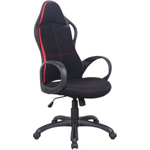 Офисное кресло Brabix Premium Force EX-516 (ткань, черное/вставки красные) 531571 в Петропавловске-Камчатском