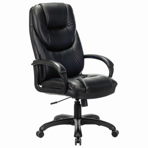 Кресло компьютерное Brabix Premium Nord EX-590 (черный пластик, экокожа, черное) 532097 в Петропавловске-Камчатском