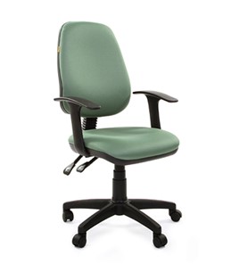 Кресло офисное CHAIRMAN 661 Ткань стандарт 15-158 зеленая в Петропавловске-Камчатском - предосмотр