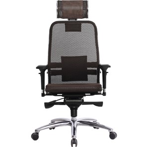 Кресло компьютерное Samurai S-3.04, темно-коричневый в Петропавловске-Камчатском - предосмотр 1