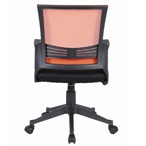 Компьютерное кресло Brabix Balance MG-320 (с подлокотниками, комбинированное черное/оранжевое) 531832 в Петропавловске-Камчатском - предосмотр 2