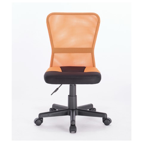 Кресло офисное Brabix Smart MG-313 (без подлокотников, комбинированное, черное/оранжевое) 531844 в Петропавловске-Камчатском - изображение 3