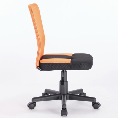Кресло офисное Brabix Smart MG-313 (без подлокотников, комбинированное, черное/оранжевое) 531844 в Петропавловске-Камчатском - изображение 2