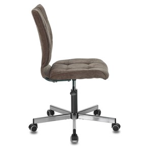 Офисное кресло Brabix Stream MG-314 (без подлокотников, пятилучие серебристое, ткань, коричневое) 532393 в Петропавловске-Камчатском - предосмотр 1