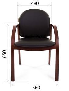 Офисное кресло CHAIRMAN 659 Экокожа черная в Петропавловске-Камчатском - предосмотр 1