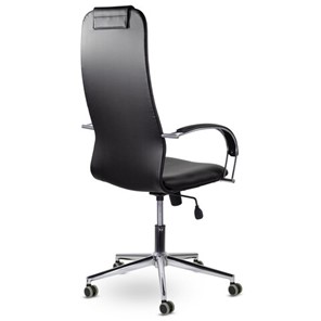 Офисное кресло Brabix Premium Pilot EX-610 CH (хром, кожзам, черное) 532418 в Петропавловске-Камчатском - предосмотр 3