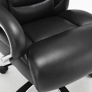 Кресло компьютерное Brabix Premium Pride HD-100 (натуральная кожа, черное) 531940 в Петропавловске-Камчатском - предосмотр 5