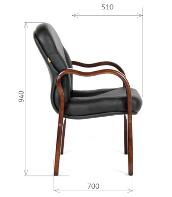 Кресло CHAIRMAN 658 Натуральная кожа черный в Петропавловске-Камчатском - изображение 2