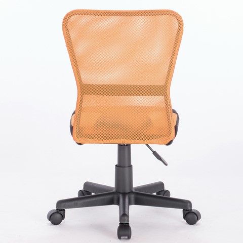 Кресло офисное Brabix Smart MG-313 (без подлокотников, комбинированное, черное/оранжевое) 531844 в Петропавловске-Камчатском - изображение 4