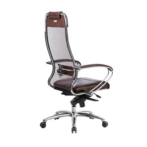 Офисное кресло Samurai SL-1.04, темно-коричневый в Петропавловске-Камчатском - предосмотр 3