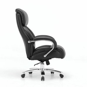 Кресло компьютерное Brabix Premium Pride HD-100 (натуральная кожа, черное) 531940 в Петропавловске-Камчатском - предосмотр 1