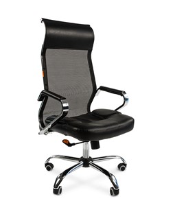 Кресло офисное CHAIRMAN 700 сетка, цвет черный в Петропавловске-Камчатском - предосмотр 2