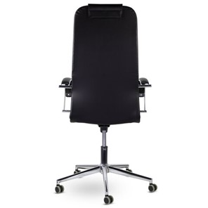 Офисное кресло Brabix Premium Pilot EX-610 CH (хром, кожзам, черное) 532418 в Петропавловске-Камчатском - предосмотр 4