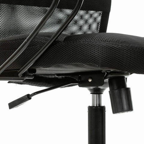 Офисное кресло Brabix Premium Stalker EX-608 PL (ткань-сетка/кожзам, черное) 532090 в Петропавловске-Камчатском - изображение 5