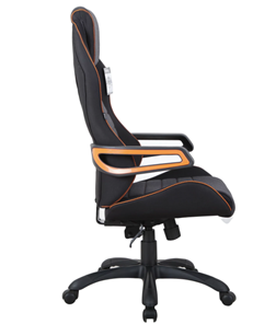 Кресло Brabix Techno Pro GM-003 (ткань, черное/серое, вставки оранжевые) в Петропавловске-Камчатском - предосмотр 2