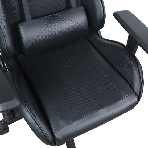 Кресло Brabix GT Carbon GM-115 (две подушки, экокожа, черное) 531932 в Петропавловске-Камчатском - изображение 7
