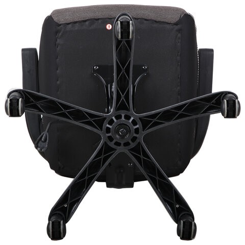Офисное кресло Brabix Techno GM-002 (ткань, черное/серое, вставки белые) в Петропавловске-Камчатском - изображение 4