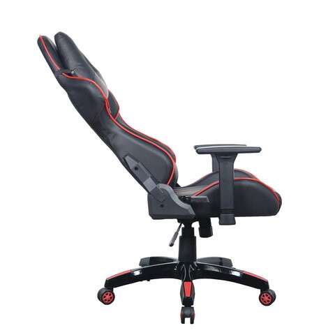 Кресло офисное Brabix GT Carbon GM-120 (две подушки, экокожа, черное/красное) 531931 в Петропавловске-Камчатском - изображение 4