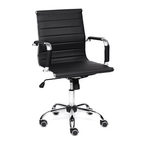 Кресло компьютерное URBAN-LOW кож/зам, черный, арт.14460 в Петропавловске-Камчатском