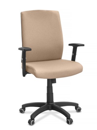 Офисное кресло Alfa A/MK/1D, ткань Bahama / бежевая в Петропавловске-Камчатском - изображение