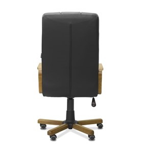 Офисное кресло Атлант W, экокожа премиум / черная CN1114/ дерево - орех в Петропавловске-Камчатском - предосмотр 6