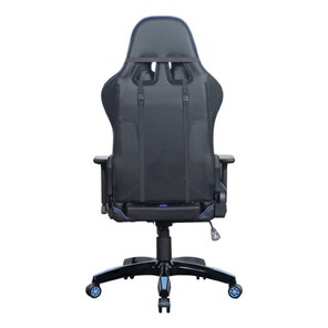 Кресло офисное BRABIX "GT Carbon GM-120", две подушки, экокожа, черное/синее, 531930 в Петропавловске-Камчатском - предосмотр 6