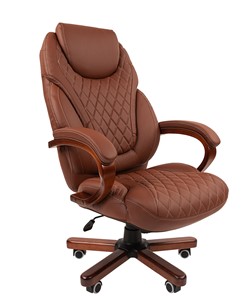 Кресло CHAIRMAN 406, коричневый в Петропавловске-Камчатском - предосмотр
