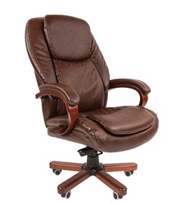 Кресло офисное CHAIRMAN 408, коричневый в Петропавловске-Камчатском - предосмотр