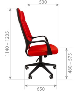 Компьютерное кресло CHAIRMAN 525, серое в Петропавловске-Камчатском - предосмотр 2