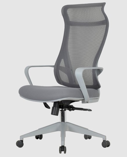 Офисное кресло CHAIRMAN 577, сетчатый акрил серый / полиэстер серый в Петропавловске-Камчатском - изображение 3