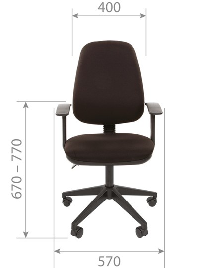 Кресло CHAIRMAN 661 Ткань стандарт 15-13 серая в Петропавловске-Камчатском - изображение 3