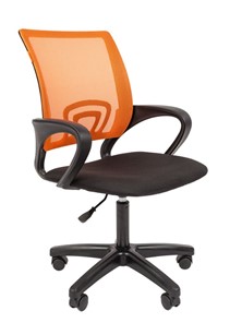 Кресло CHAIRMAN 696 black LT, оранжевый в Петропавловске-Камчатском