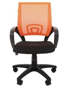 Компьютерное кресло CHAIRMAN 696 black Сетчатый акрил DW66 оранжевый в Петропавловске-Камчатском - предосмотр 4