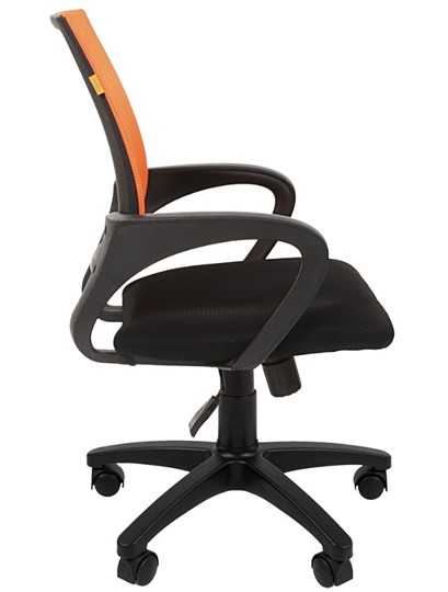 Компьютерное кресло CHAIRMAN 696 black Сетчатый акрил DW66 оранжевый в Петропавловске-Камчатском - изображение 5