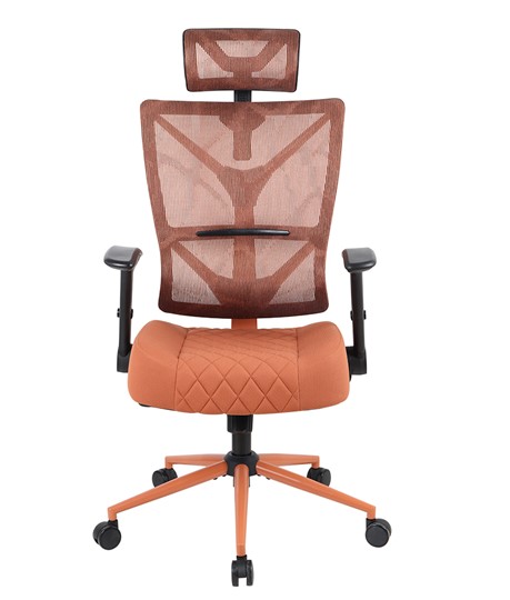 Компьютерное кресло CHAIRMAN CH566 сетчатый акрил оранжевый / полиэстер оранжевый в Петропавловске-Камчатском - изображение 1