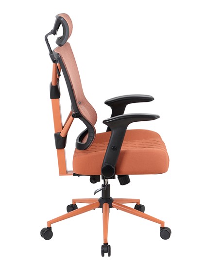 Компьютерное кресло CHAIRMAN CH566 сетчатый акрил оранжевый / полиэстер оранжевый в Петропавловске-Камчатском - изображение 2