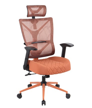 Компьютерное кресло CHAIRMAN CH566 сетчатый акрил оранжевый / полиэстер оранжевый в Петропавловске-Камчатском - изображение