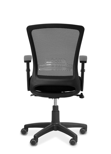 Офисное кресло для сотрудника Фьюжн, сетка/ткань TW / черная/черная в Петропавловске-Камчатском - изображение 6