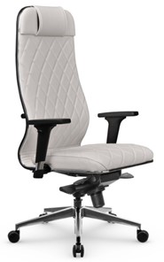 Кресло офисное Мetta L 1m 40M/2D Infinity Easy Clean (MPES) мультиблок, нижняя часть 17839 белый в Петропавловске-Камчатском