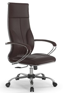 Кресло офисное Мetta L 1m 46/K Infinity Easy Clean топган, нижняя часть 17833 темно-коричневый в Петропавловске-Камчатском