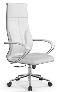 Кресло офисное Мetta L 1m 46/K Infinity Easy Clean топган OMS, нижняя часть 17853 белый в Петропавловске-Камчатском