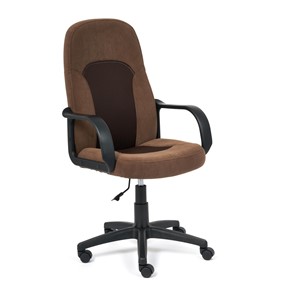 Офисное кресло PARMA флок/ткань, коричневый, арт.15020 в Петропавловске-Камчатском